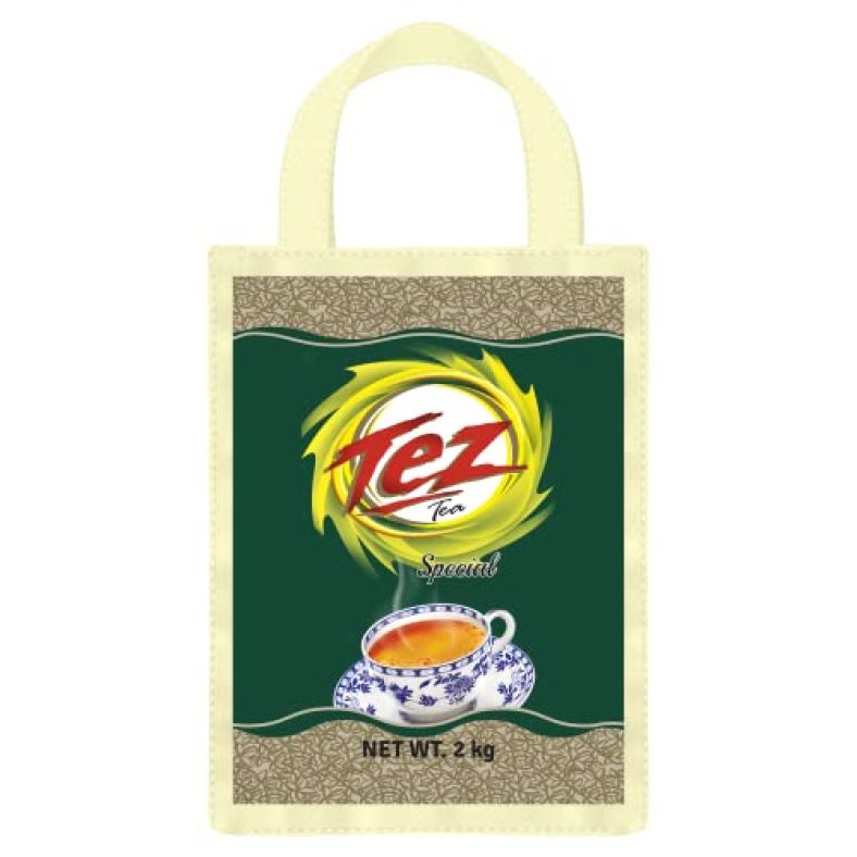 Tez Tea Special Assam Black Loose Ctc Leaf Tea, 2Kg (Comes In Free Reusable Bag) – Strong, Aromatic & Rich | Black Assam Ctc Leaf Tea | Hotel Blend | Value Pack