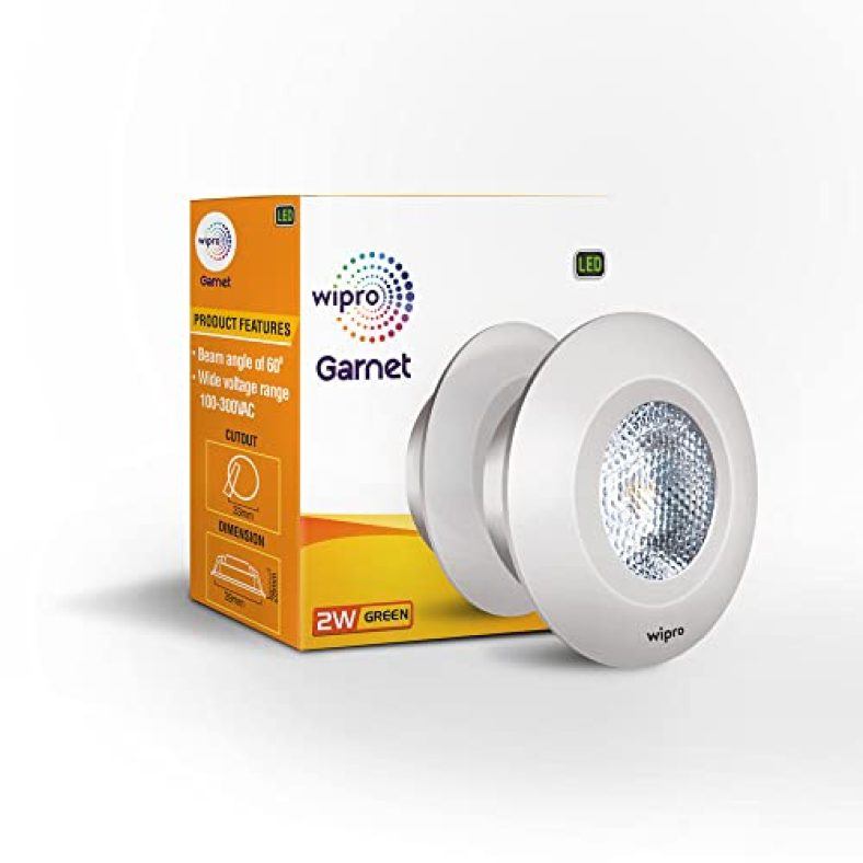 Wipro 2W Intergrated Spotlight Green(Pack Of 3)
