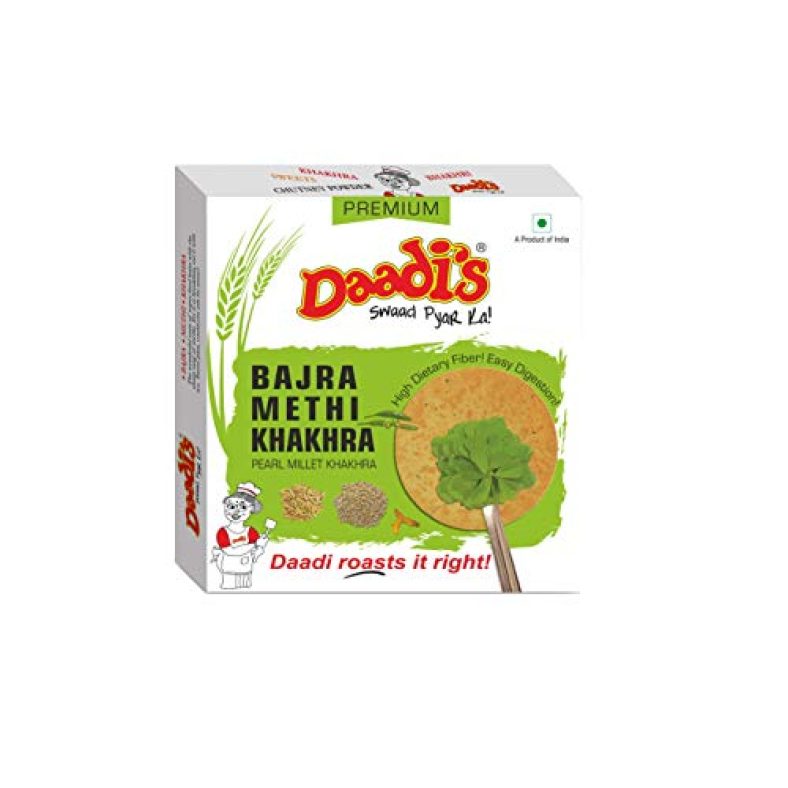 Daadi’S Methi Khakhra, Bajra, 200G (Pack Of 2)
