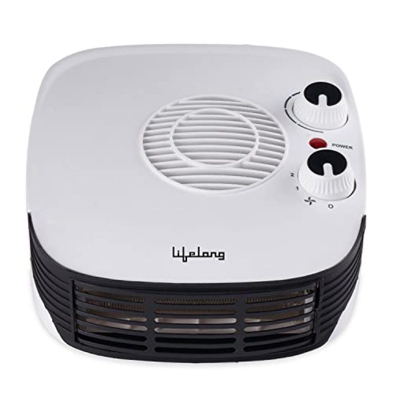 Lifelong Llfh921 Regalia 2000 W Fan Heater, 3 Air Settings, Room Heater With Overheating Protection, 1 Year Warranty ( White, (Isi Certified, Ideal For Small To Medium Room/Area)