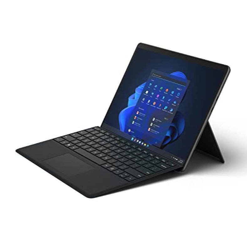 Microsoft Surface Pro8-13/13Cm Touch Screen – I5/8Gb Ram /256 Gb Ssd Sc English Window 11 Graphite, Wifi 6 For Ultra-Fast Bandwidth, Bluetooth (Black, Medium, 8Pq-00029)