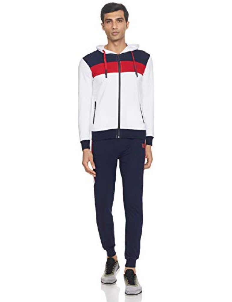 Integriti Men’S Track Suit (Int-Ts-201-F_White_M)