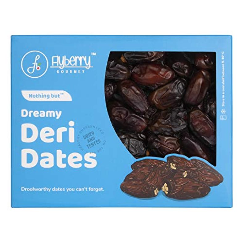 Flyberry Gourmet Deri Dates (Khajoor) Dry Fruits, 800 Gm
