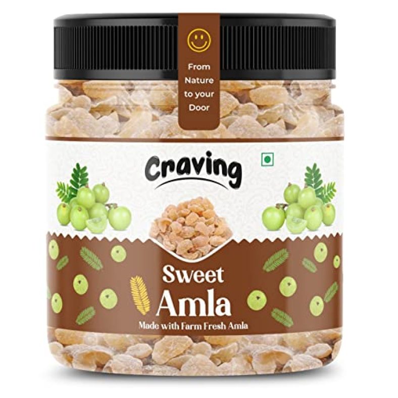 Craving Dried Dry Sweet Amla Candy (Indian Gooseberry) (400G)