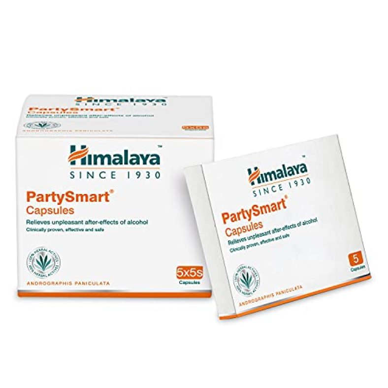 Himalaya Party Smart Capsules – 25 Capsules, White