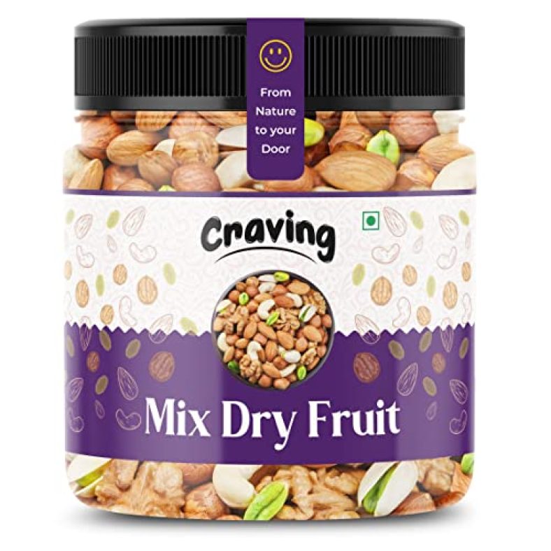 Craving 100% Natural And Premium Healthy Mix Dry Fruits And Nuts | Healthy For Every Occasion Fresh And Healthy Dry Fruits (400G)