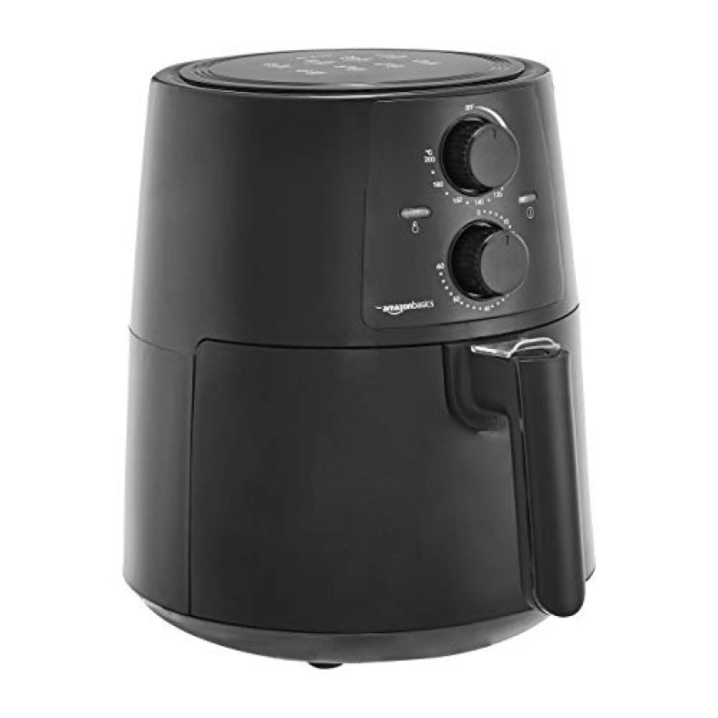 Amazonbasics 1300W Air Fryer (3.5 L, Black)