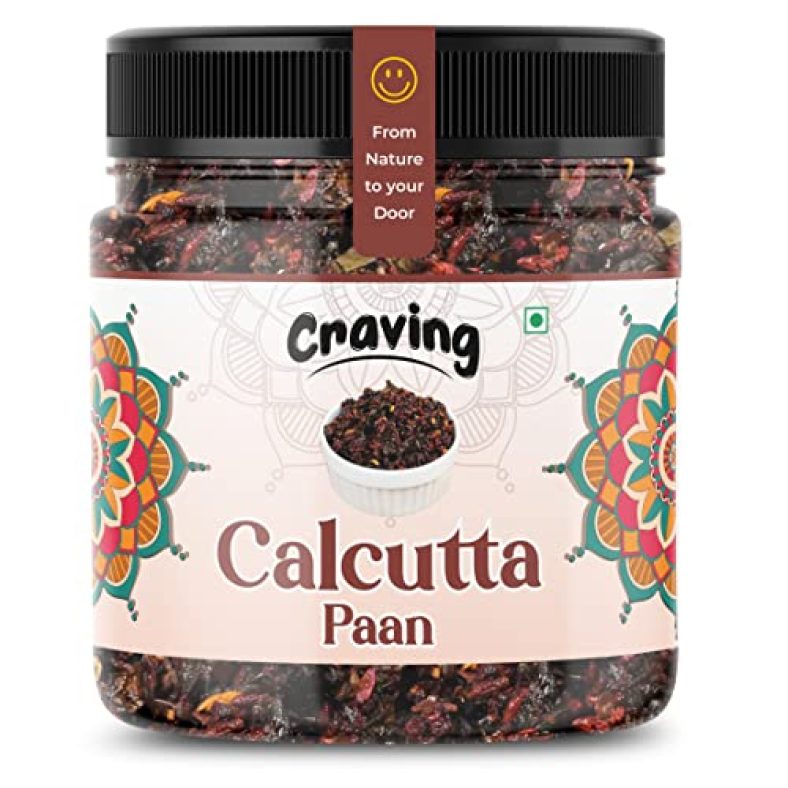 Craving Calcutta Meetha Paan Without Supari | Sweet Paan Hygienically Packed Traditional Mukhwas & Paan – Premium Mouth Freshener (400G)