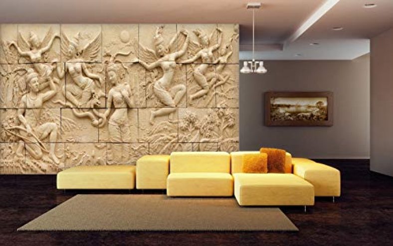 999Store 3D Print Latest Door Living Room Bed Room Home Hall Wall Stickers Sheet Roll Mural Multiple White Angels Mural Wallpaper For Walls Living Room ( Vinyl Self Adhesive 60X48 Inches ) Nonw5401246