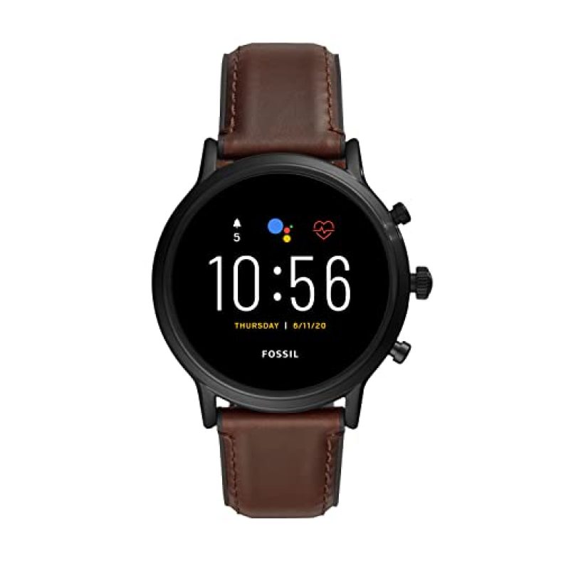 Fossil Gen 5 Carlyle Touchscreen Men’S Smartwatch With Speaker, Heart Rate, Gps And Smartphone Notifications – Ftw4026, Black