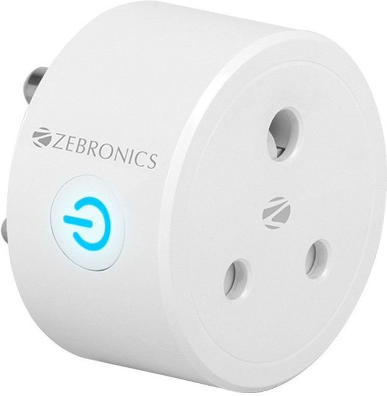 Zebronics Zeb-Sp110 10A Smart Plug(White)