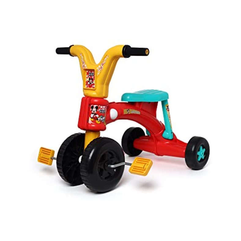 Toyzone Tricycle- Kids Cycle|Baby Tricycle|Baby Cycle|Baby Trike|Tricycle|Kids Cycle With Ruber Wheel|Ride On Car|Push Cycle (Mickey Trike Cycle)