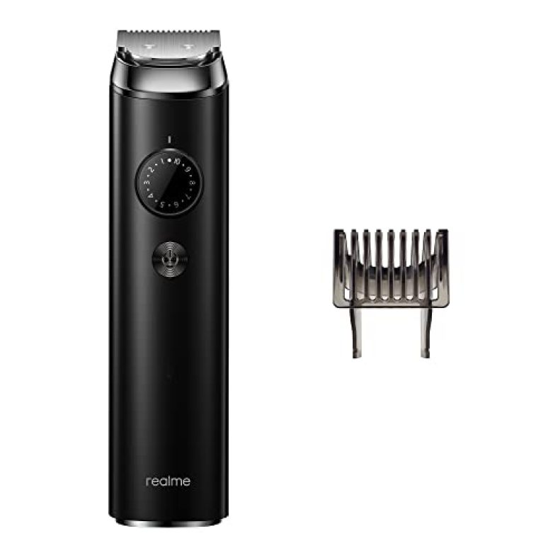 Realme Trimmer (Cordless) With 20 And 40 Length Settings, Black Trimmer