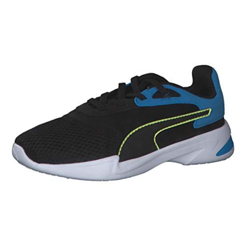 Puma Unisex Jaro Ac Ps Black-Sharp Green-Dresden Blue Sneaker-13 Kids Uk (19343104)