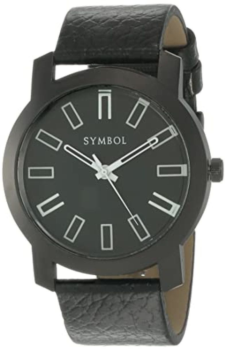 Amazon Brand – Symbol Analog Black Dial Men’S Watch-Az-Sym-Ss21A-05B