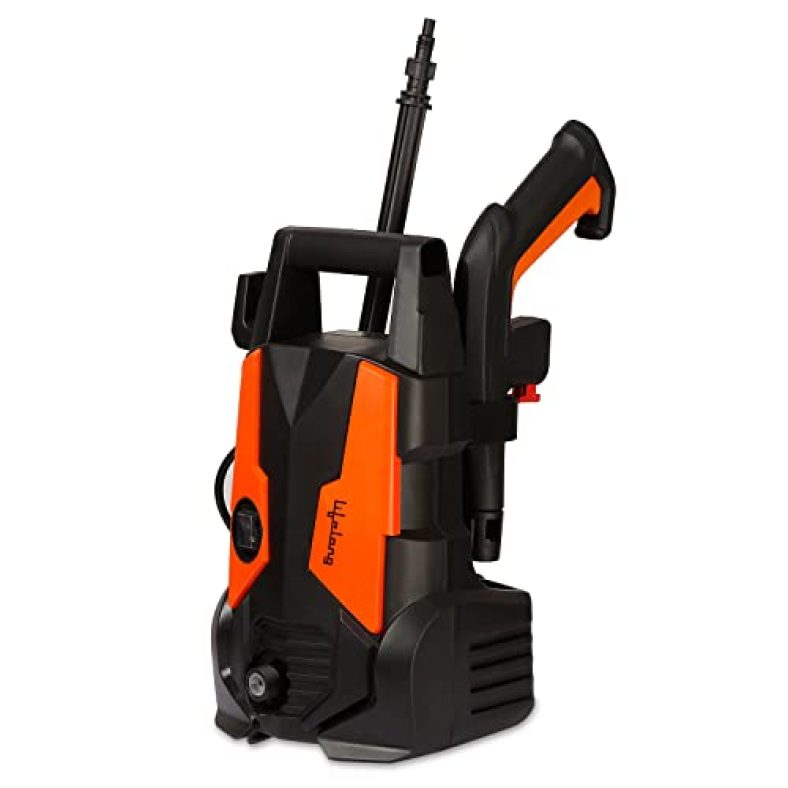 Lifelong Aquawash High Pressure Washer 1700W, Universal Motor, Pressure-135 Bar, Max Flow-400 L/Hr,Working Radius 10M,Hose Pipe For Home, Car Cleaning & Garden Washer, 1 Year Warranty