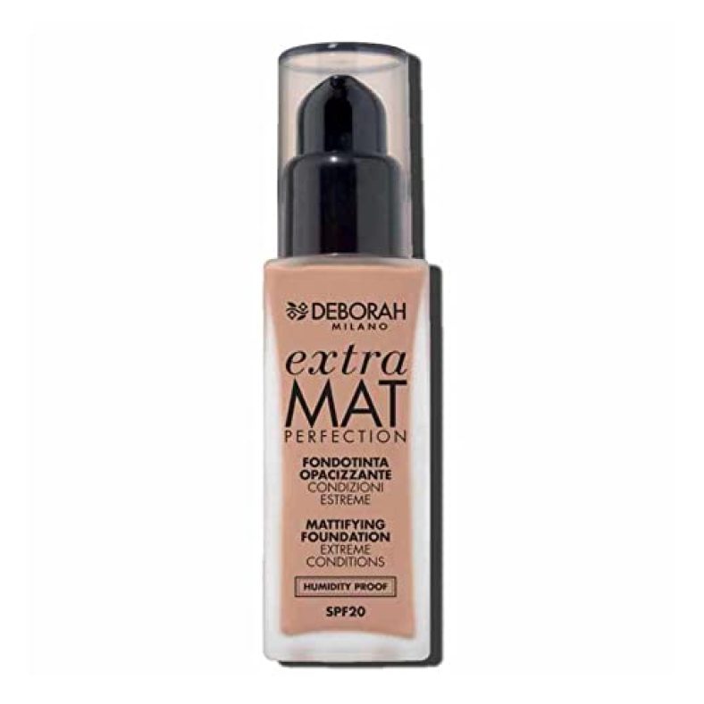 Deborah Milano Extra Mat Perfection Foundation, Apricot, 30Ml
