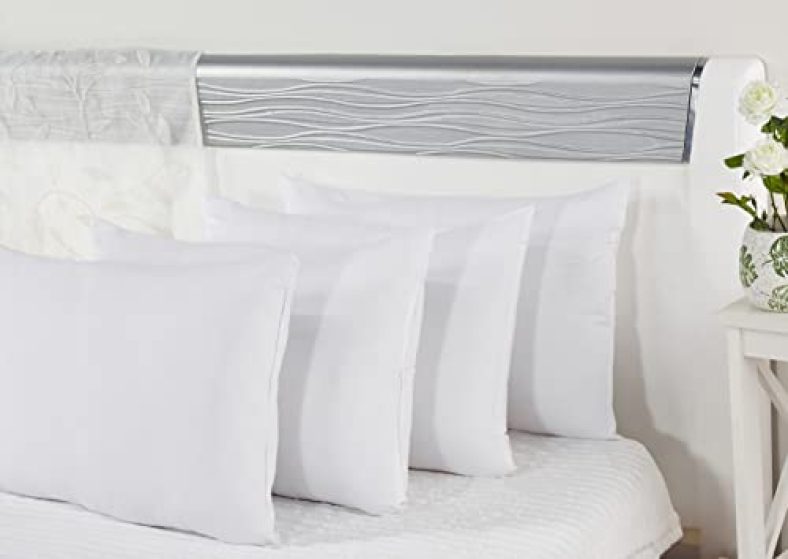 Amazon Brand – Solimo Bed Pillows (Pack Of 4) – 40X60Cm – 85 Gsm