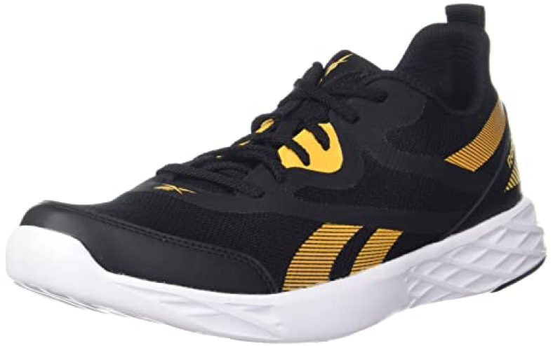 Reebok Mens Thunderwatch Black – Solar Gold Running Shoe – 6 Uk (7 Us) (Hmp70)