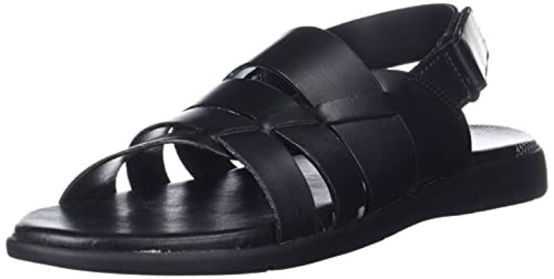 Bata Men’S Potter Sd Black Sandal-7 Kids Uk (8616322)