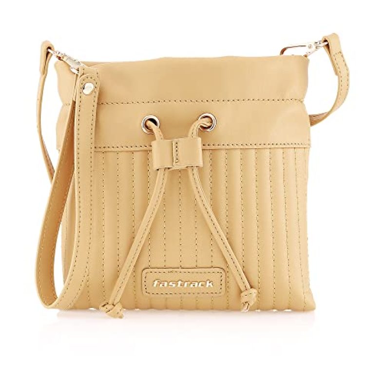 Fastrack Women’S Yellow Quilted Waist Bag