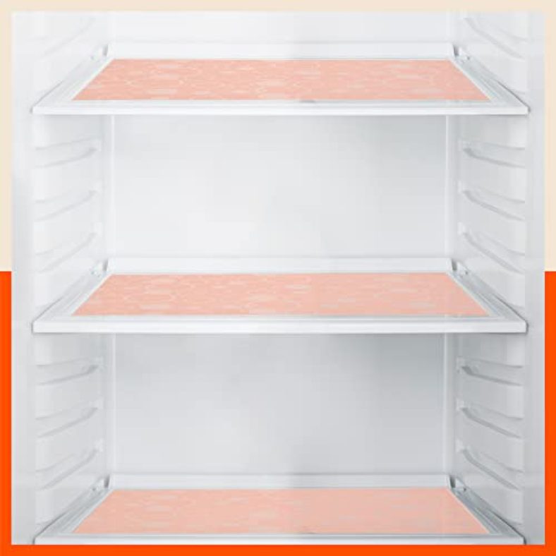 Matworks By Bathla – Vida Multipurpose Circles Texture Fridge Mats / Surface Protection Liner | Temperature Resistant, Washable & Non Slip |Red (45 Cm X 30 Cm 425 Gsm)