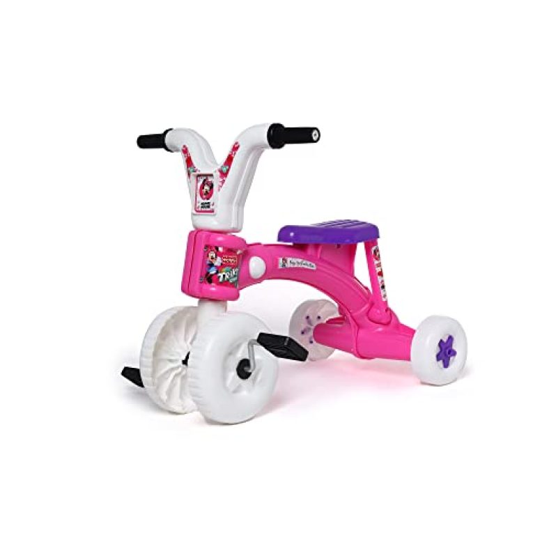 Toyzone Tricycle- Kids Cycle|Baby Tricycle|Baby Cycle|Baby Trike|Tricycle|Kids Cycle With Ruber Wheel|Ride On Car|Push Cycle (Minnie Trike Cycle)
