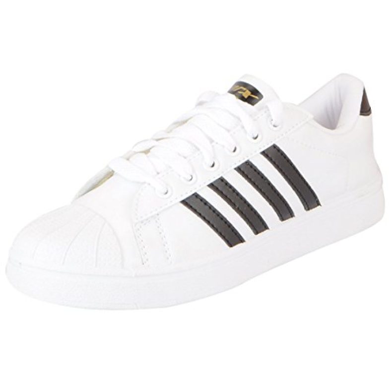 Sparx Men’S White/Black Sneakers-9 Uk (Sd0323G)