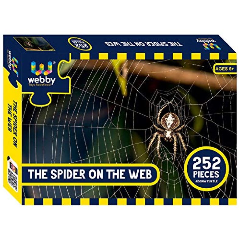 Webby The Spider On The Web Jigsaw Puzzle, 252 Pieces