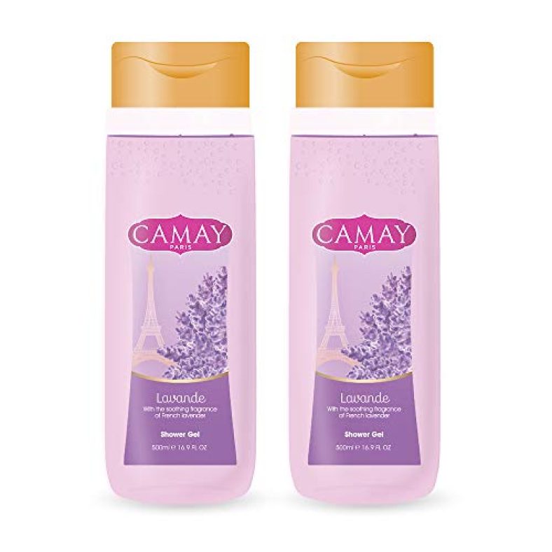 Camay Paris Lavande Shower Gel, 500 Ml (Pack Of 2)