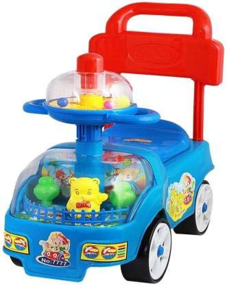Ride On Funny Car/ Rider For Kids/ Child, 2+ Years Boys Girls, Fun Ride Toy (Colour May Vary)