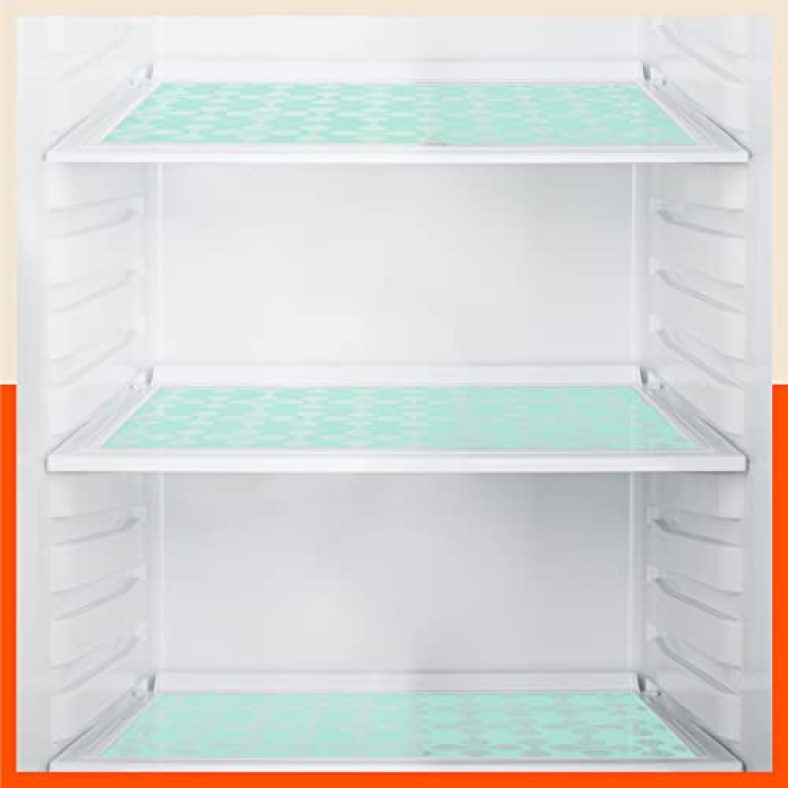 Matworks By Bathla – Vida Multipurpose Abstract Texture Fridge Mats / Surface Protection Liner | Temperature Resistant, Washable & Non Slip |Teal (45 Cm X 30 Cm 425 Gsm)