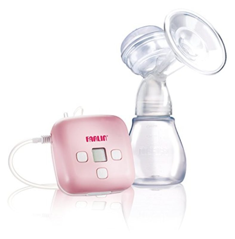 Farlin Ele Cube Electric And Manual Breast Pump, Pink
