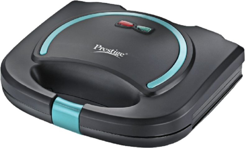 Prestige Pgmfb (D) Designer Series Non-Stick Sandwich Toasters With Fixed Grill Plates Grill(Black, Blue)