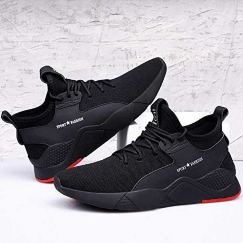 World Wear Footwear Affordable Collection Of Stylish Sports Shoes For Men Running Shoes For Men(Black)