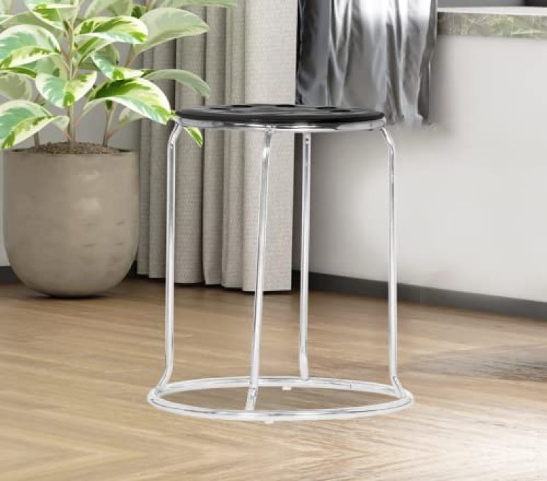 Da Urban® Disc | Multi Purpose | Stack Stool (Black) (1 Pc)