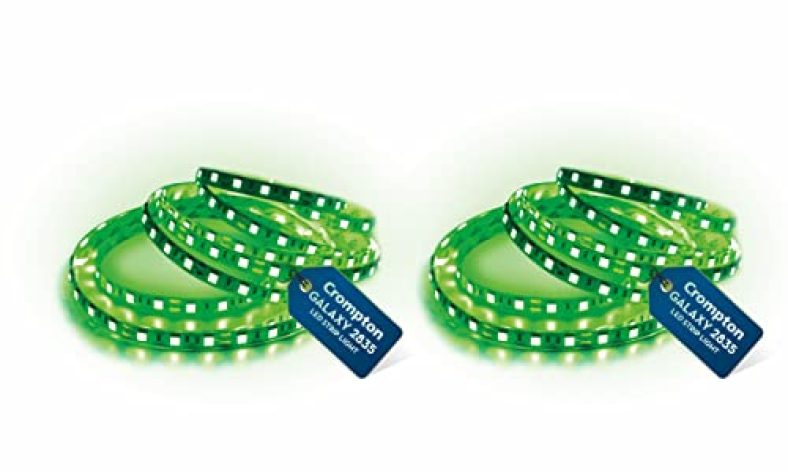 Crompton 5 Meter Strip Light Green 300 Leds ( Pack Of 2 ) (Without Driver)