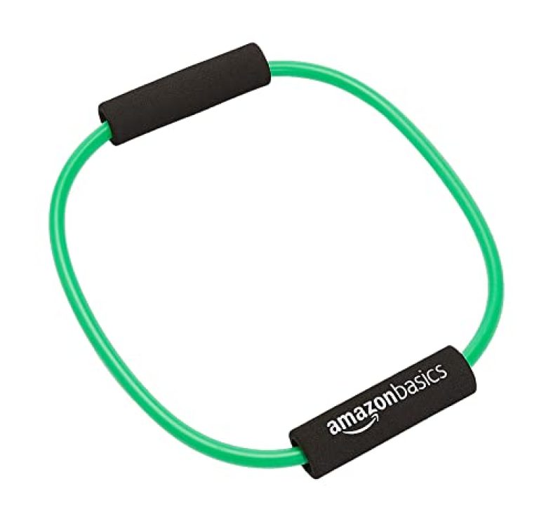 Amazonbasics Resistance Toning Tube For Chest Exercises, 8 Shape, Light