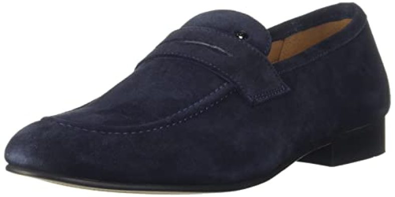 Arrow Men’S Rushmore Navy Leather Slip On-8 Uk (2Fa21460N01)