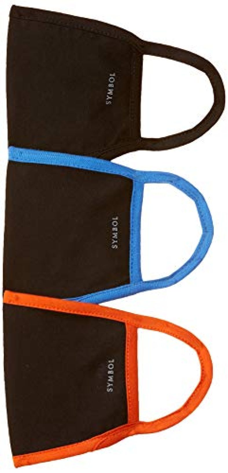 Amazon Brand – Symbol Unisex’S Cotton Reusable Anti-Microbial 2 Layer Face Mask (Imk-02-Po3-A_Multicoloured1_3 Count (Pack Of 1))