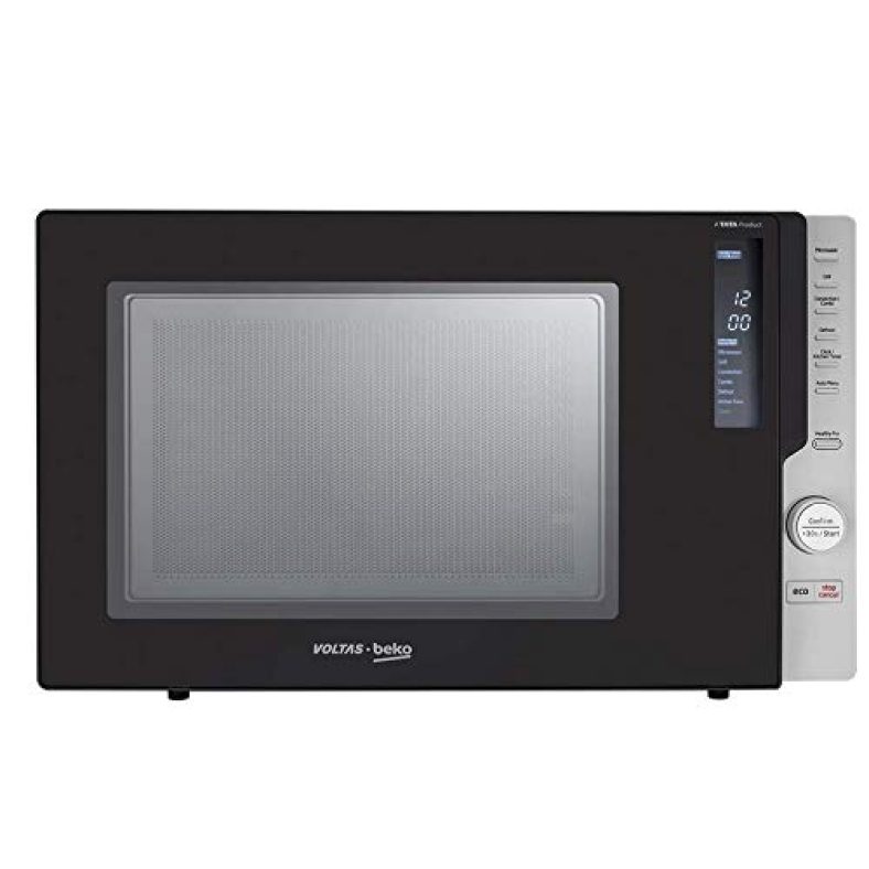 Voltas Beko 28 L Convection Microwave Oven, 5 Power Levels (Mc28Bd, Black)