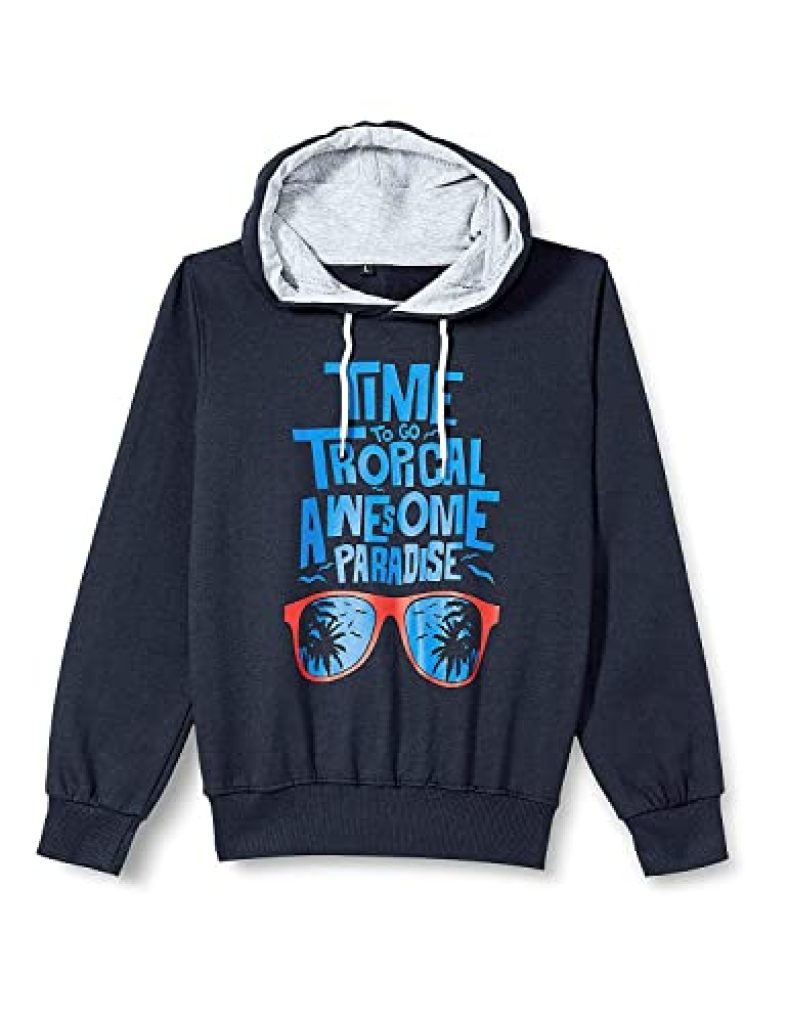 T2F Boys Cotton Hooded Neck Sweatshirt(Bys-Ss-03_Multicolor_5-6 Years)