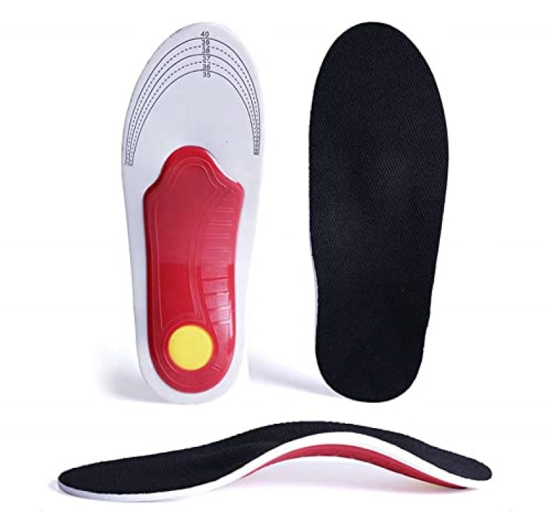 Clevisco’S Abs Plastic Size 40-45 Full Orthopedic 3-Point Foot & Arc Support. Walk & Run Better Now With Anti-Flat Foot Insole