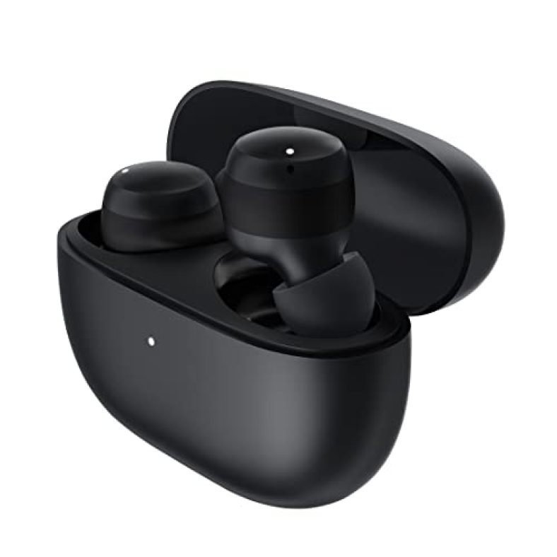 Redmi Buds 3 Lite, True Wireless In Ear Earbuds With Mic, Bluetooth 5.2,Ip54 Splash Resistant, Ultra-Light,Fast Charging & Up To 18 Hours Playback, New Lock-In Design, Quick Touch Response (Black)