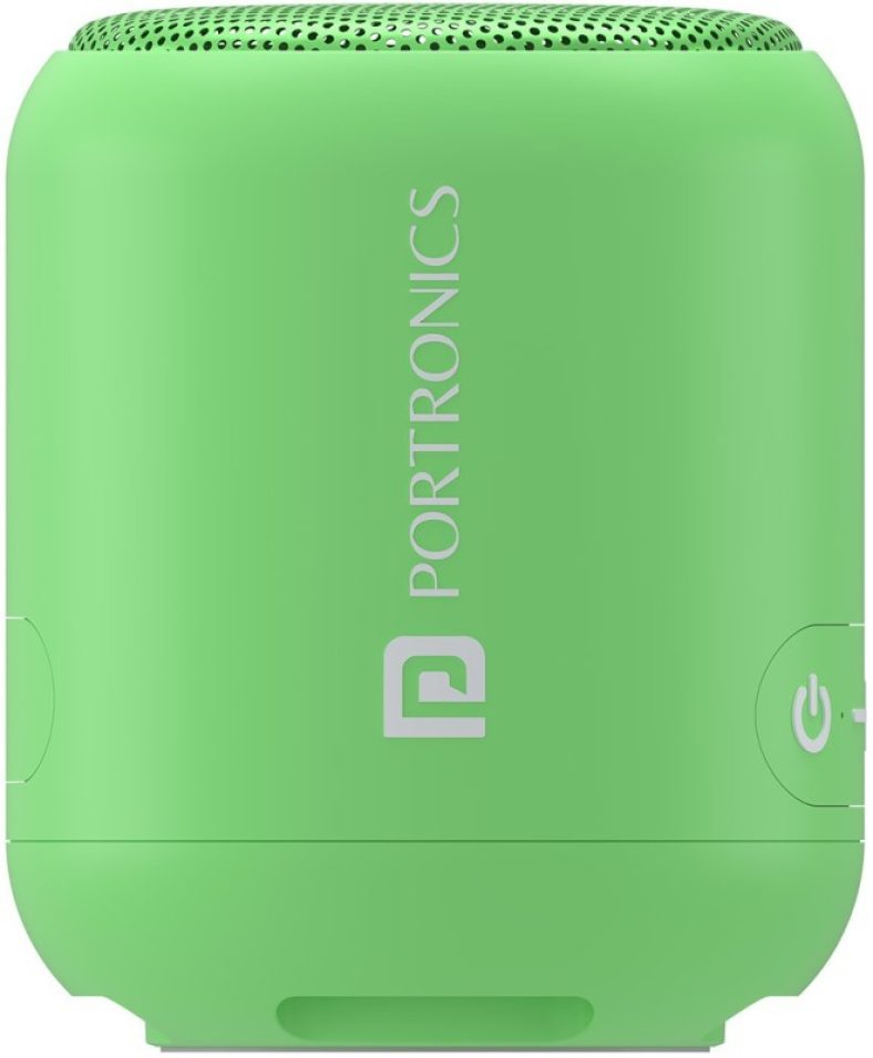 Portronics Sounddrum 1 10 W Bluetooth Speaker(Green, Mono Channel)
