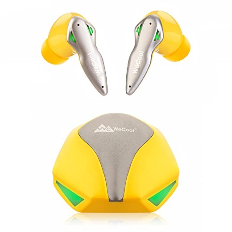 Wecool M4 Bluetooth Truly Wireless In Ear Earbuds With Mic Yellow
