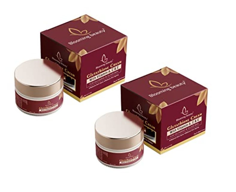 Blooming Beauty Glutathione Day And Night Cream For Skin Glowing,Dark Spot Removal Cream, Anti Ageing Day Cream,Skin Care Cream For Wrinkle, Fine Lines, Pigmentation & Glass Skin-50G (Pack Of 2)