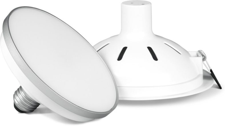 Philips 4W Ceilingsecure (Cool White, Round) Recessed Ceiling Lamp(White)