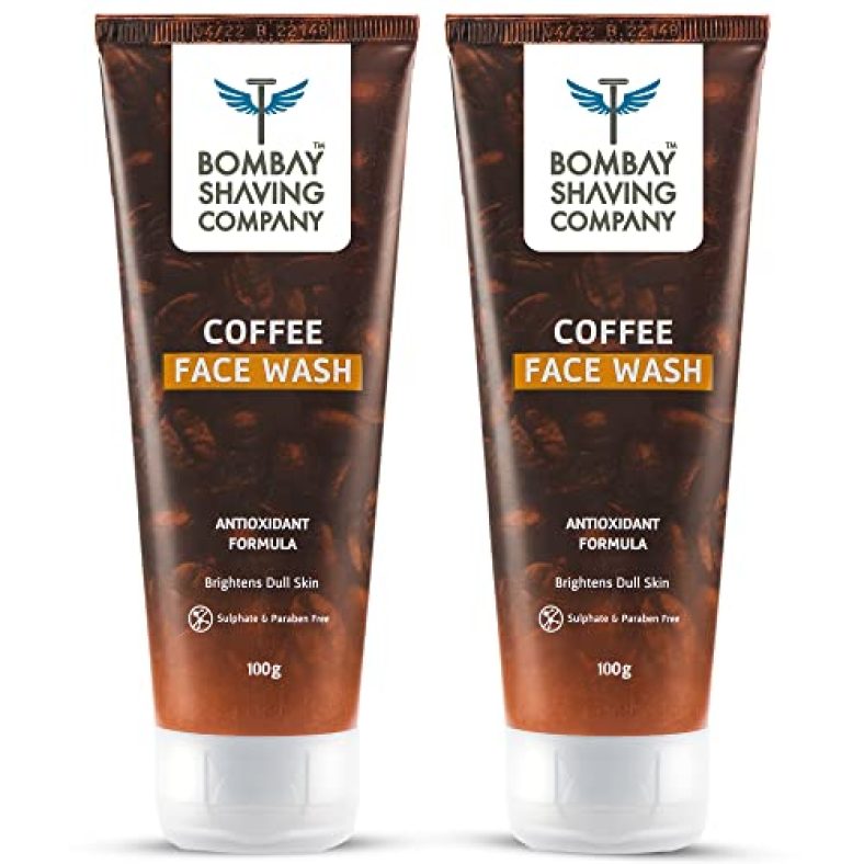 Bombay Shaving Company Coffee Face Wash For Men & Women (Pack Of 2) – Deep-Cleanses, De-Tans & Blackhead Removal | Made In India