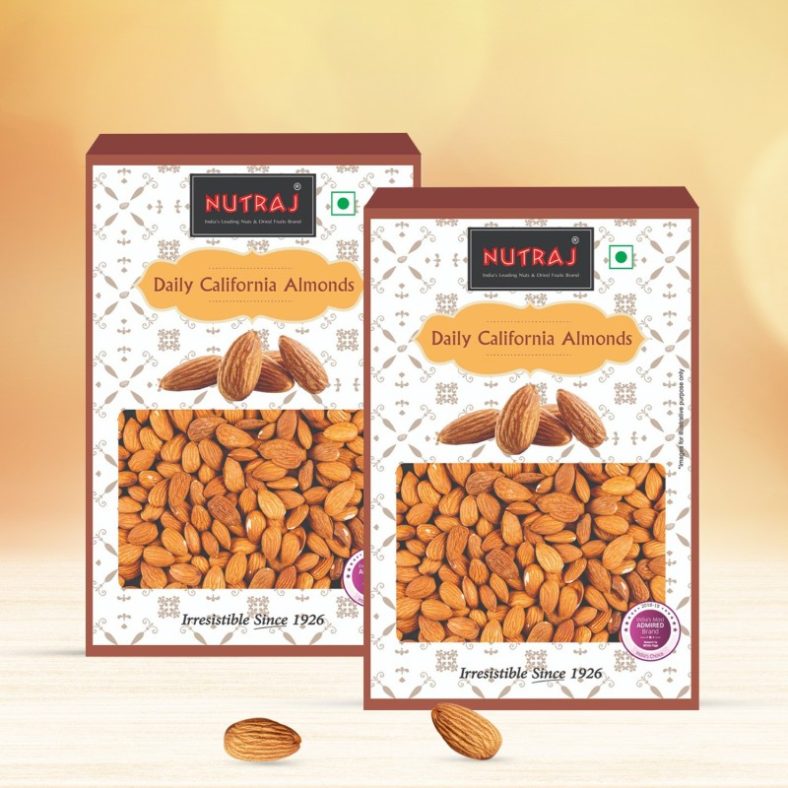 Nutraj Daily California Almonds(2 X 500 G)